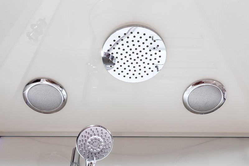 L 809 N с гидромассажем BLACK Душевая кабина DETO Серия L А102 L LED с кнопкой - Вид №10