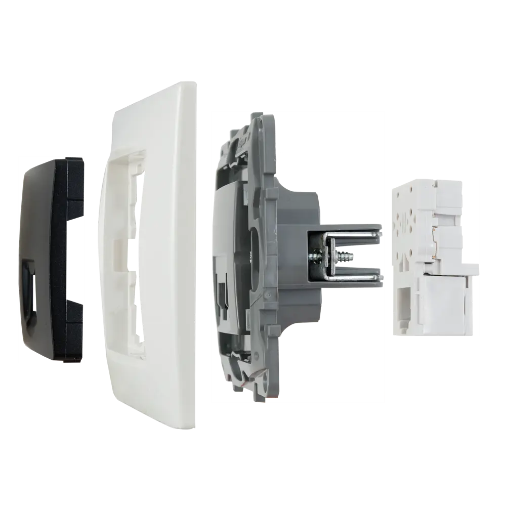 Розетка телефонная RJ11 Legrand Etika цвет цвет антрацит STLM-2032133 - Вид №5