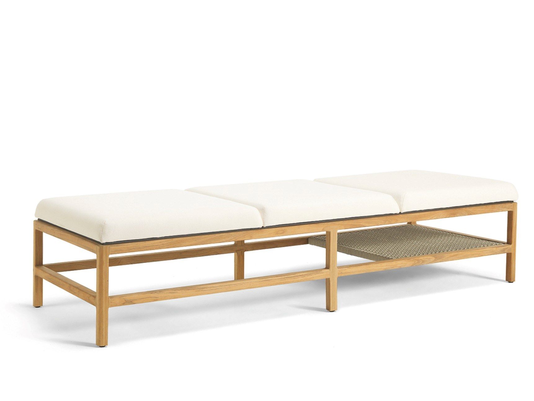 Садовая кровать с откидной спинкой из тикового дерева Ethimo Grand Life ARCH-00096121 - Вид №6