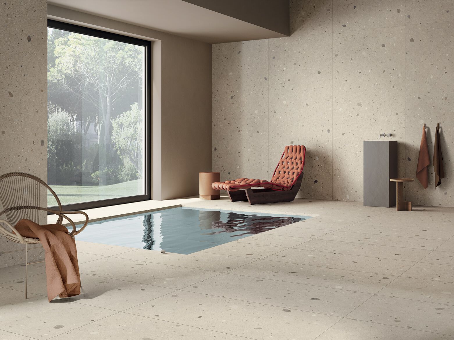 Пол / облицовка керамогранита с эффектом камня CERAMICA FONDOVALLE Keynote ARCH-00071636