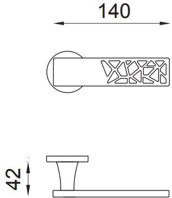 Dnd Ручка из латуни на розетке sun-id-1452664 - Вид №1