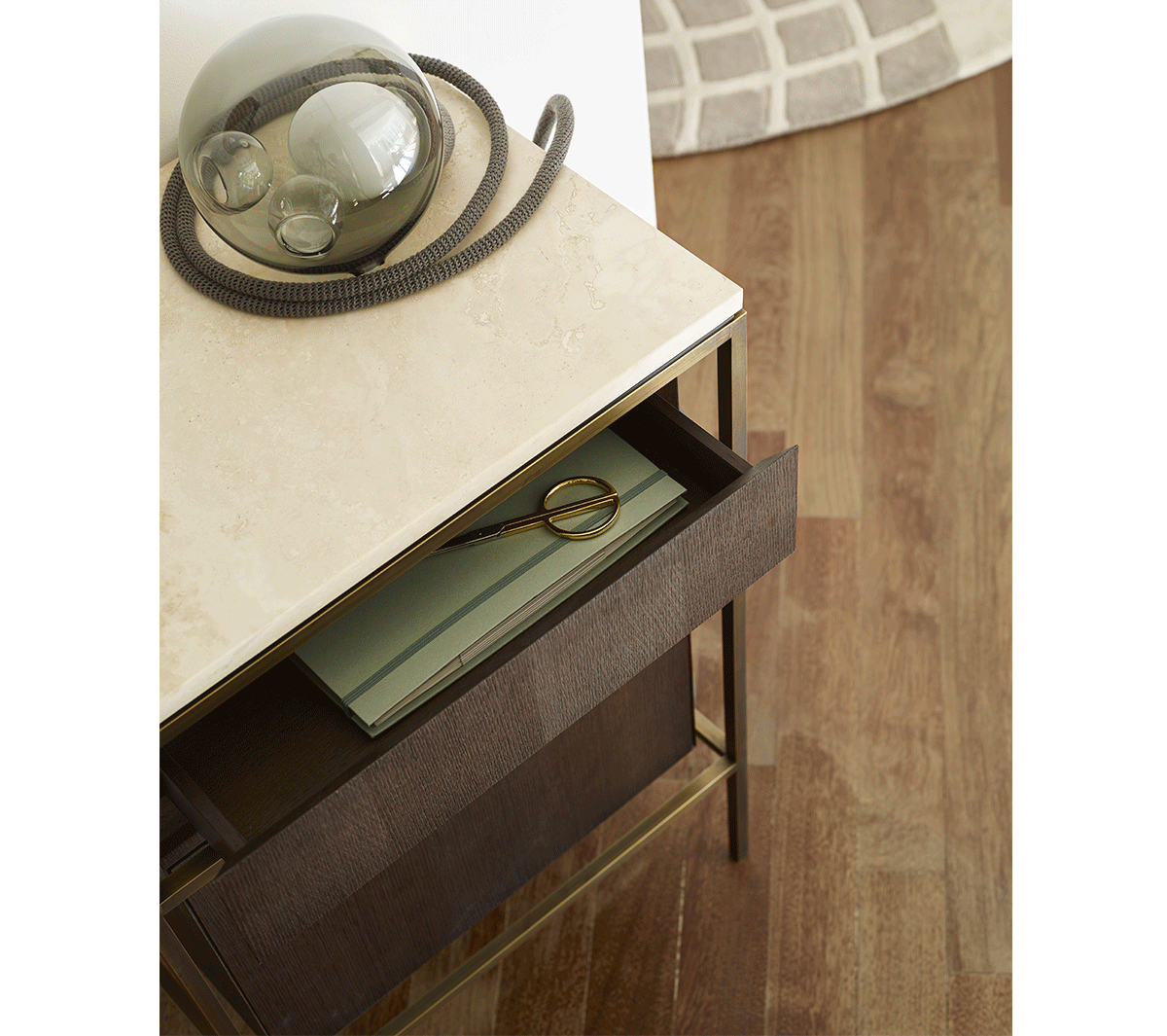 Ex.T Frame Комплект из латуни с дубовым шкафом composizione gl1bronzo 2 - Вид №2