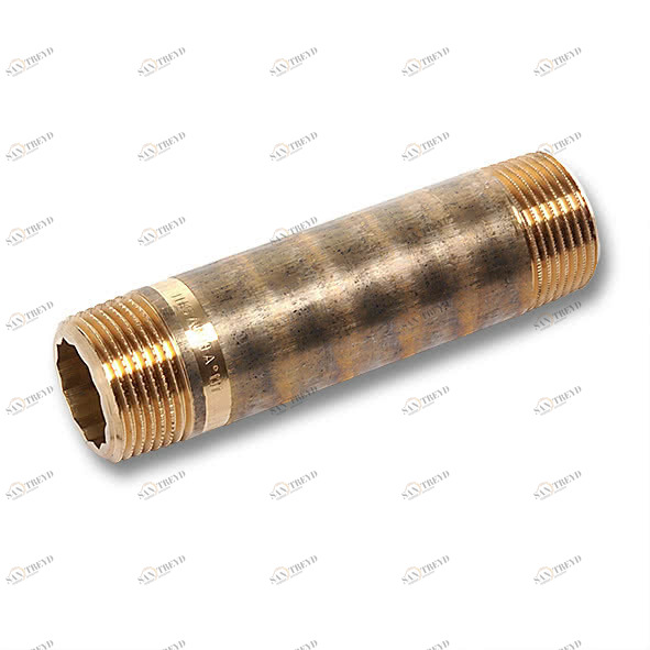 2523112150R SANHA 523 удлиненный ниппель, латунь 11/2x150 мм 