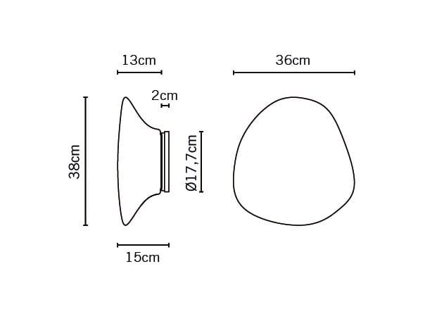 Стеклянный настенный светильник Fabbian Lumi Mycena ARCH-00086916 - Вид №5