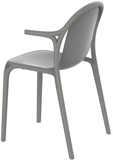 VONDOM Штабелируемый садовый стул с подлокотниками Brooklyn 65038 - Вид №3