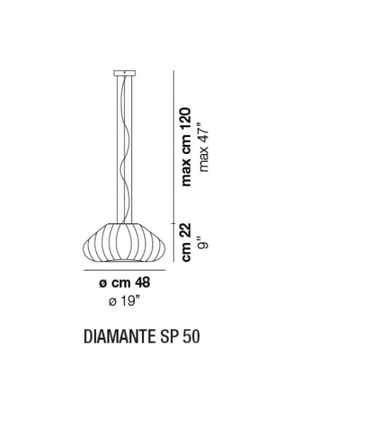 Vistosi DIAMANTE SP 50 подвес 100046 - Вид №2
