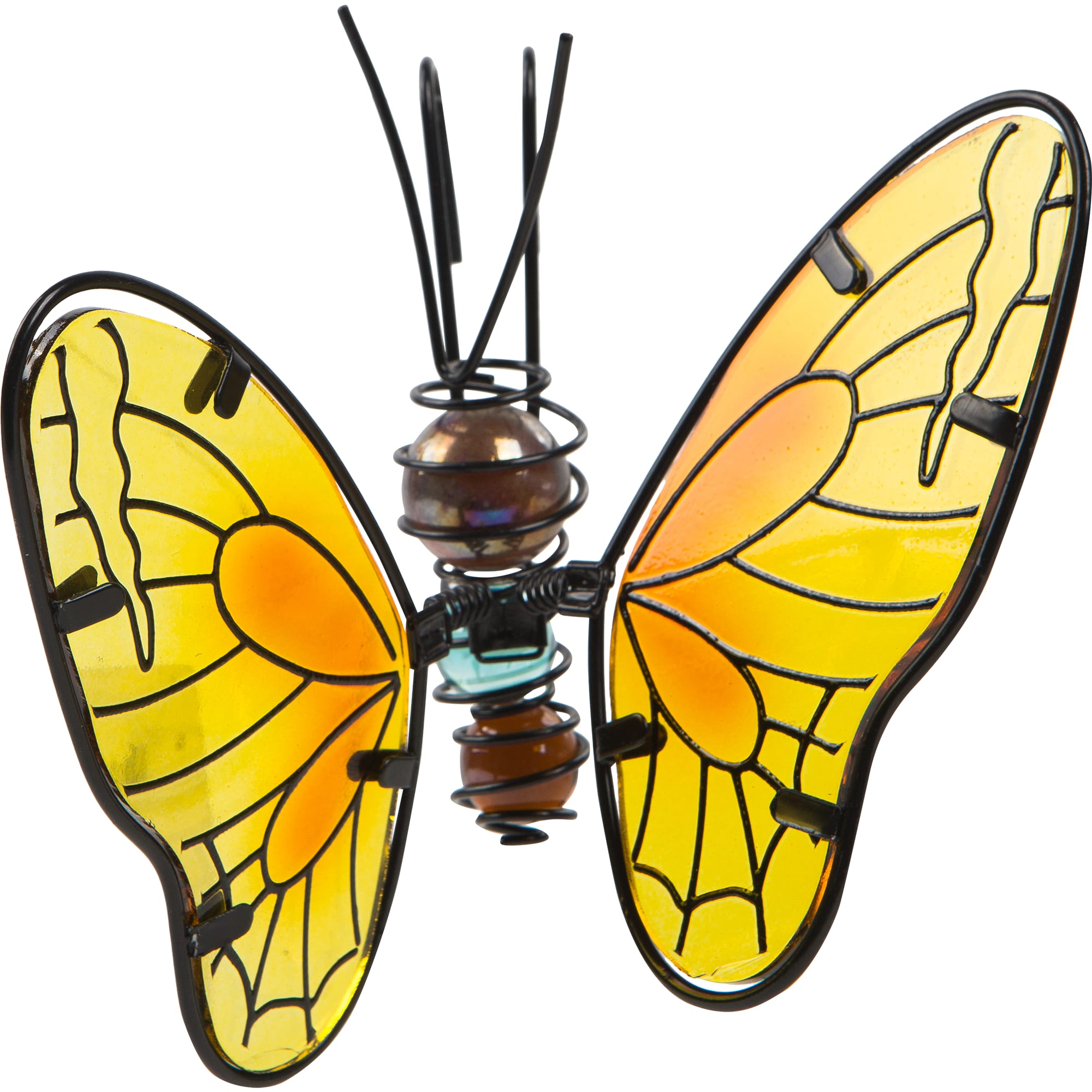 82605608 Фигура садовая «Жёлтая бабочка» высота 12.5 см Santreyd  - Вид №2