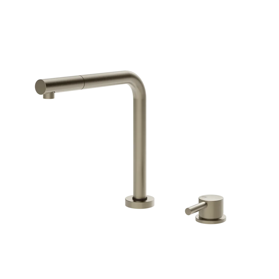 Смеситель для раковины 50109 149 Gessi Su&giu' МАТОВЫЙ НИКЕЛЬ FINOX 50109149