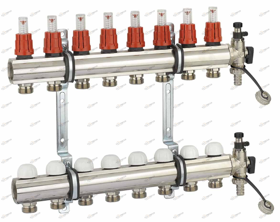 Carlo Poletti KF5911006T Группа коллекторная предварительной сборки с расходомерами 