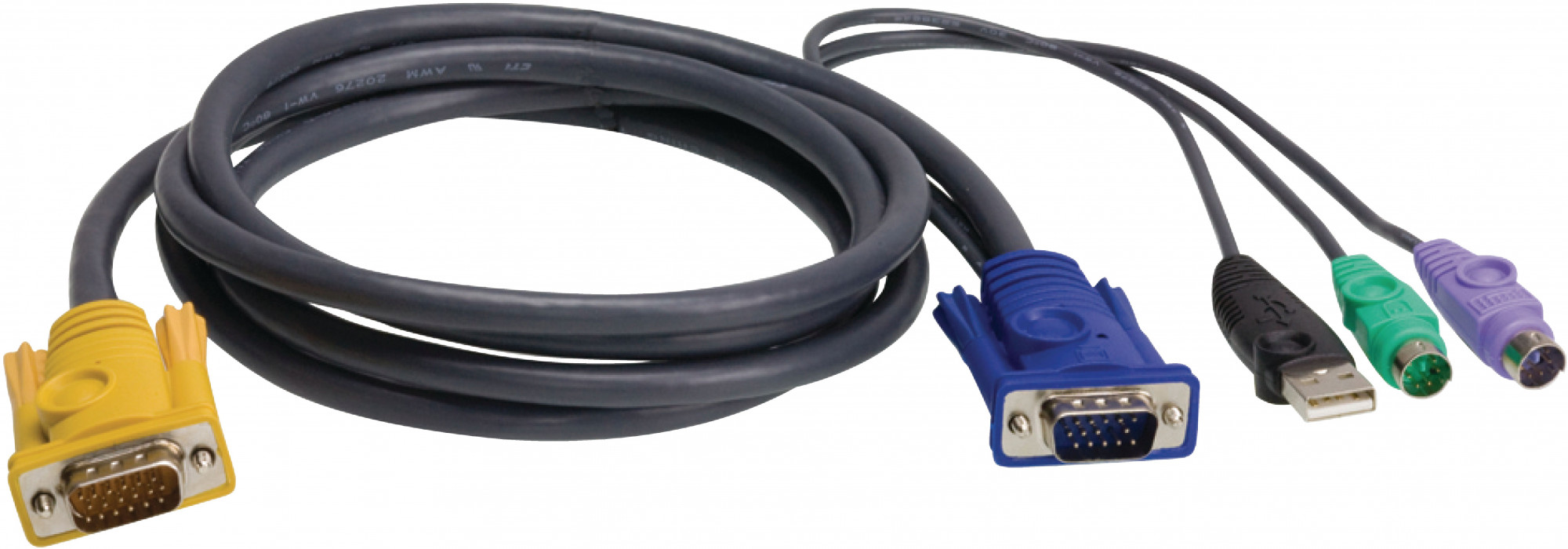 2L-5303UP Usb-ps/2 hybrid cable. 3m ATEN Santreyd 