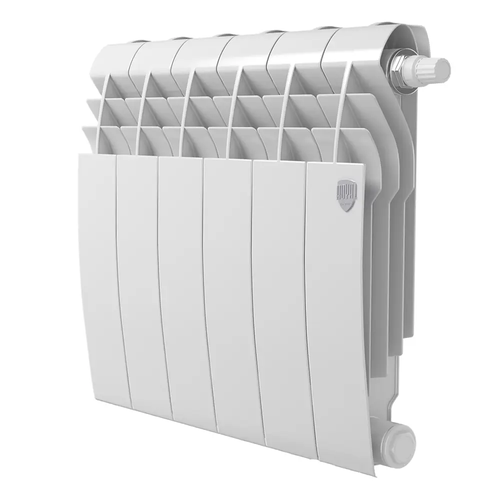 Радиатор секционный Royal Thermo Biliner 350/87 6 секций нижнее подключение биметалл белый 89391443 STLM-2083121 Отсутствует