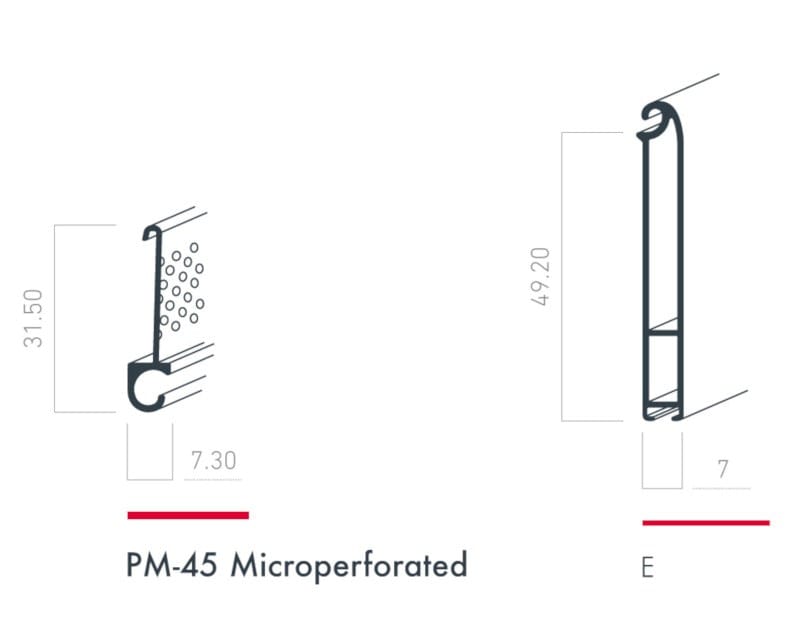 Алюминиевые рольставни Saxun PM-45 ARCH-00044585 - Вид №2