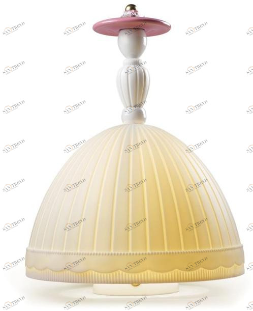 Lladró Настольная лампа из фарфора ручной работы Mademoiselle 01023666