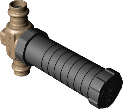 755 607 Модель 2235.2 Трубопроводные системы  Easytop системные вентили  Вентили свободного потока для скрытого монтажа, вентили скрытого монтажа, с 2017 Santreyd  - Вид №2