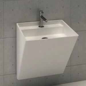 46676 Подвесная раковина настенная овальная Dimasi  белая