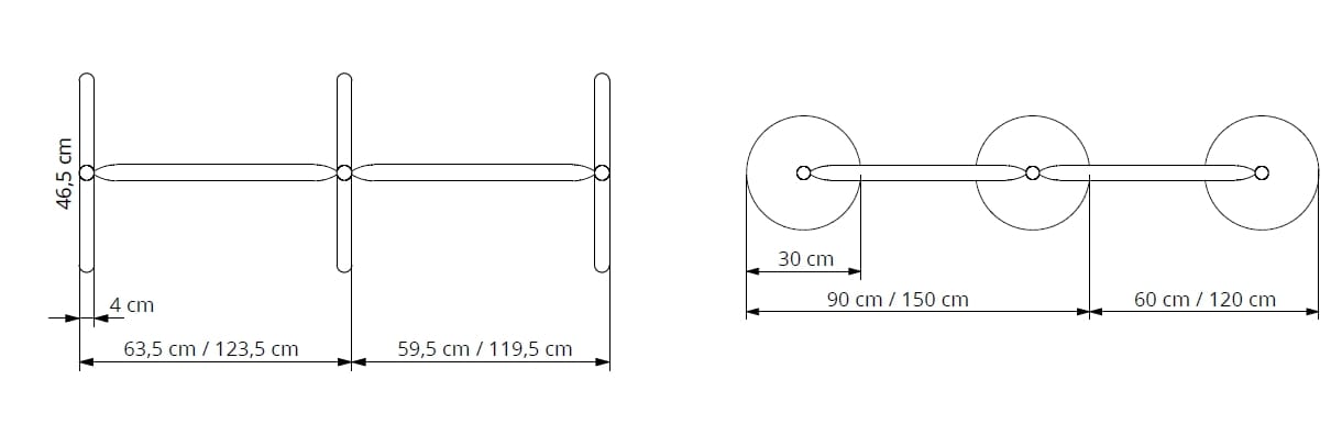 Звукопоглощающая отдельно стоящая офисная перегородка Caimi Brevetti CLIP ARCH-00029950 - Вид №9