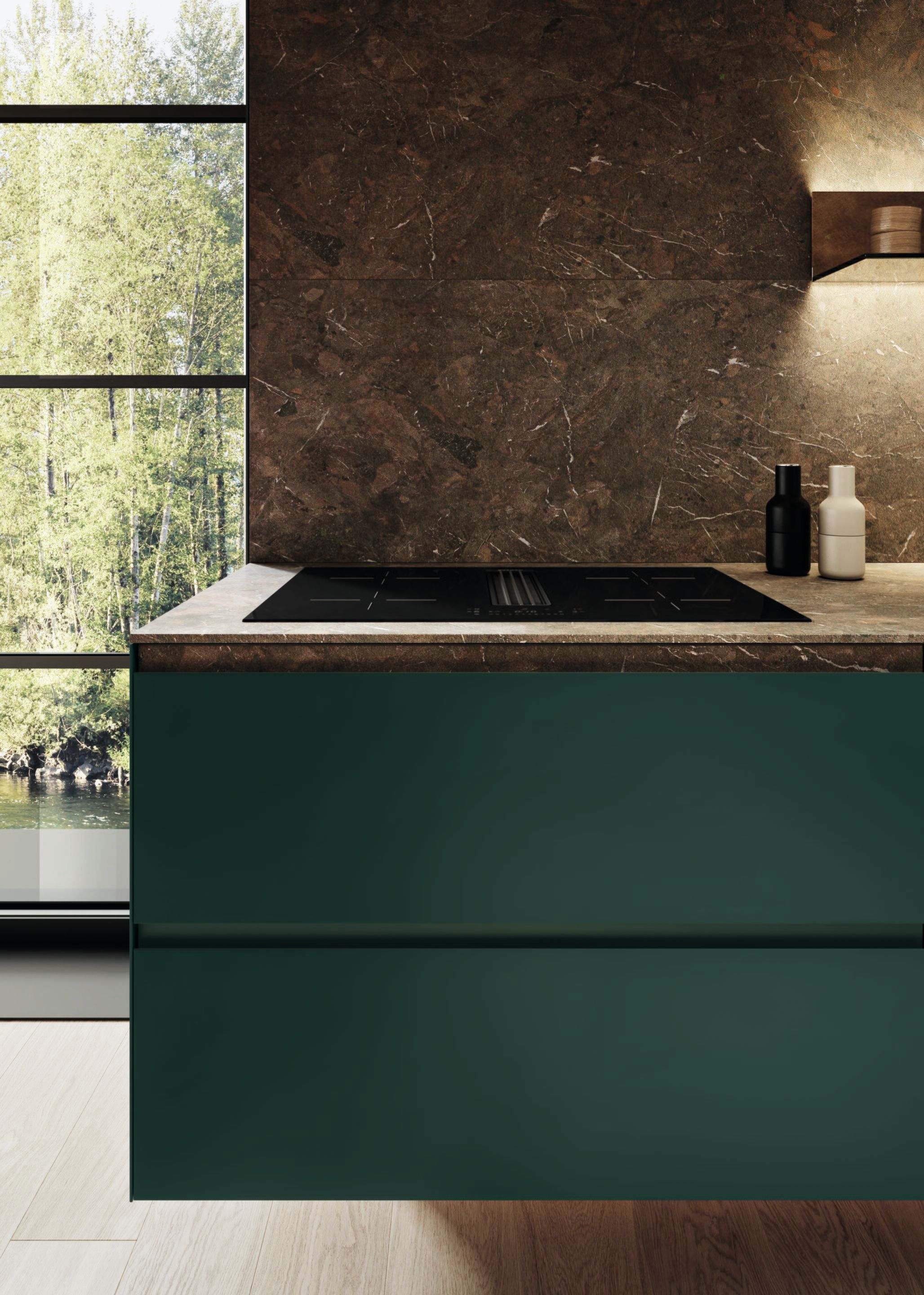 Кухня без ручек Lago 36e8 CUT KITCHEN 2820 ARCH-00031146 - Вид №6