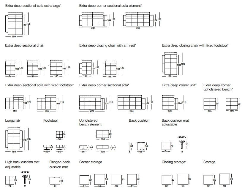 Диван с полуостровом Rolf Benz Rolf Benz 50 ARCH-00148650 - Вид №3
