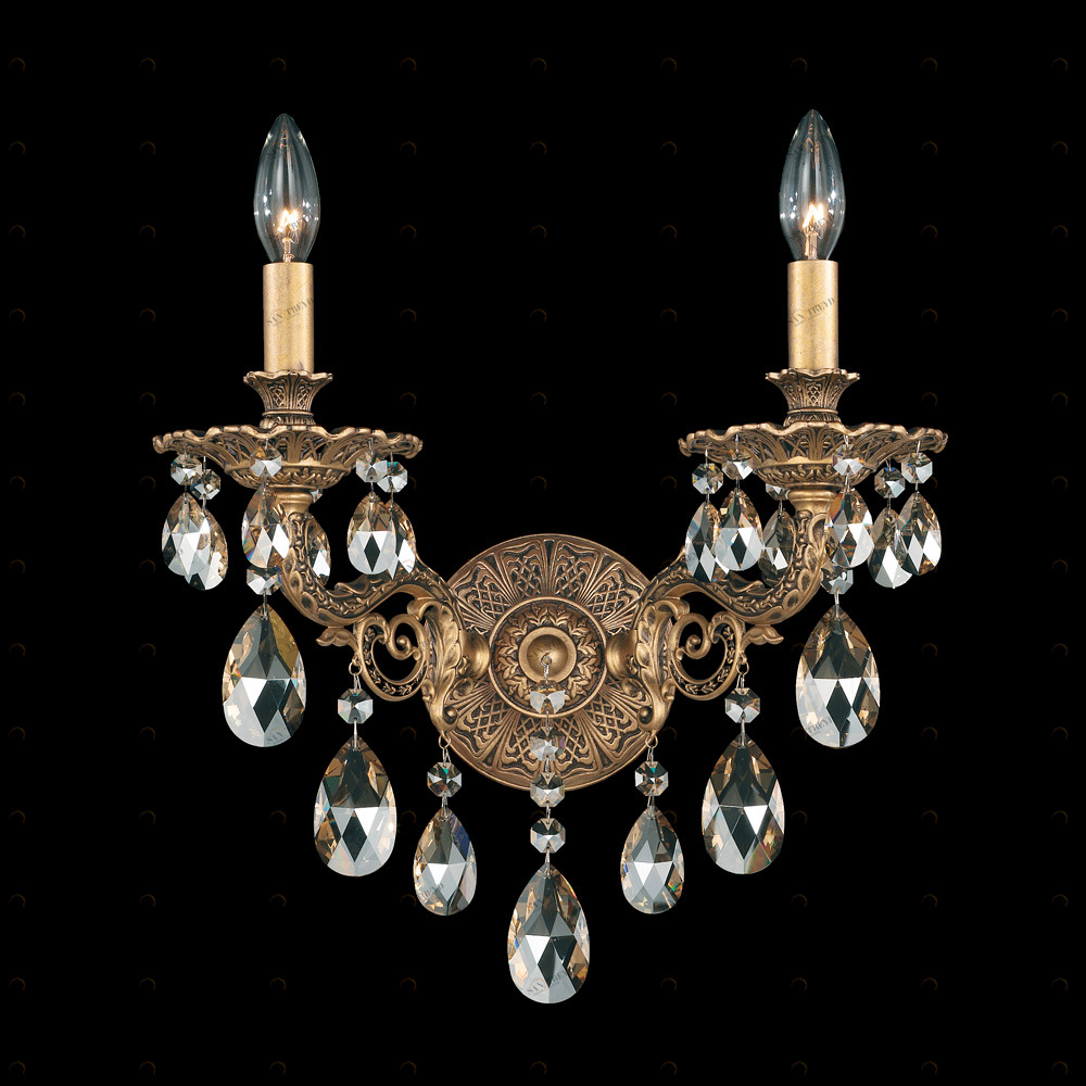 Бра 5642-80 A от Schonbek SCHONBEK СВЕЧА 245357 Прозрачный;серебро 