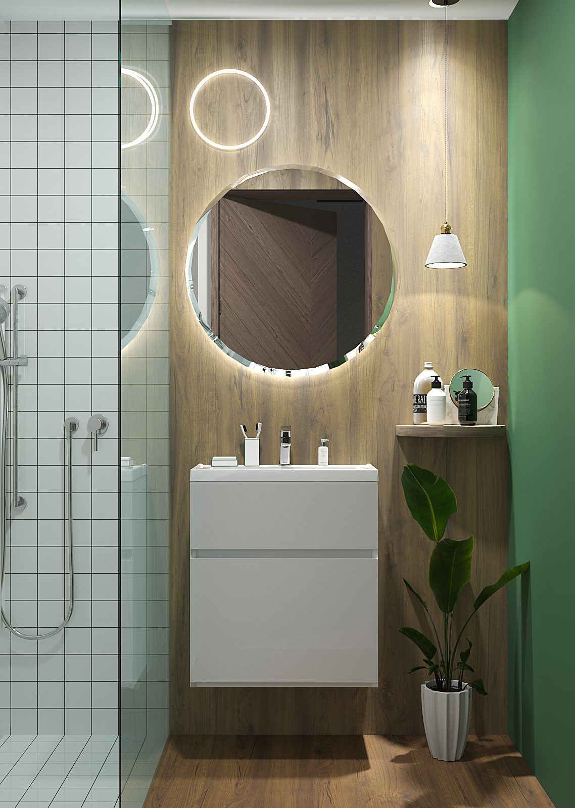 У88748 Тумба с раковиной Bumble 50П 1я 1 Marka  - Вид №4