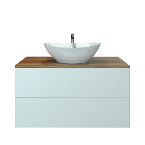 Orange Ot-100TuSTONE Тумба подвесная Otto без раковины. Белый sun-id-1517186 - Вид №1