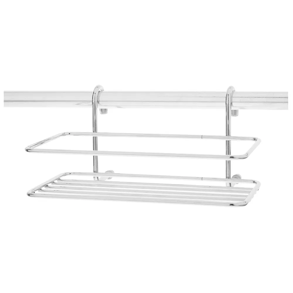 Полка малая Delinia 205х160х105 мм цвет хром STLM-2202546