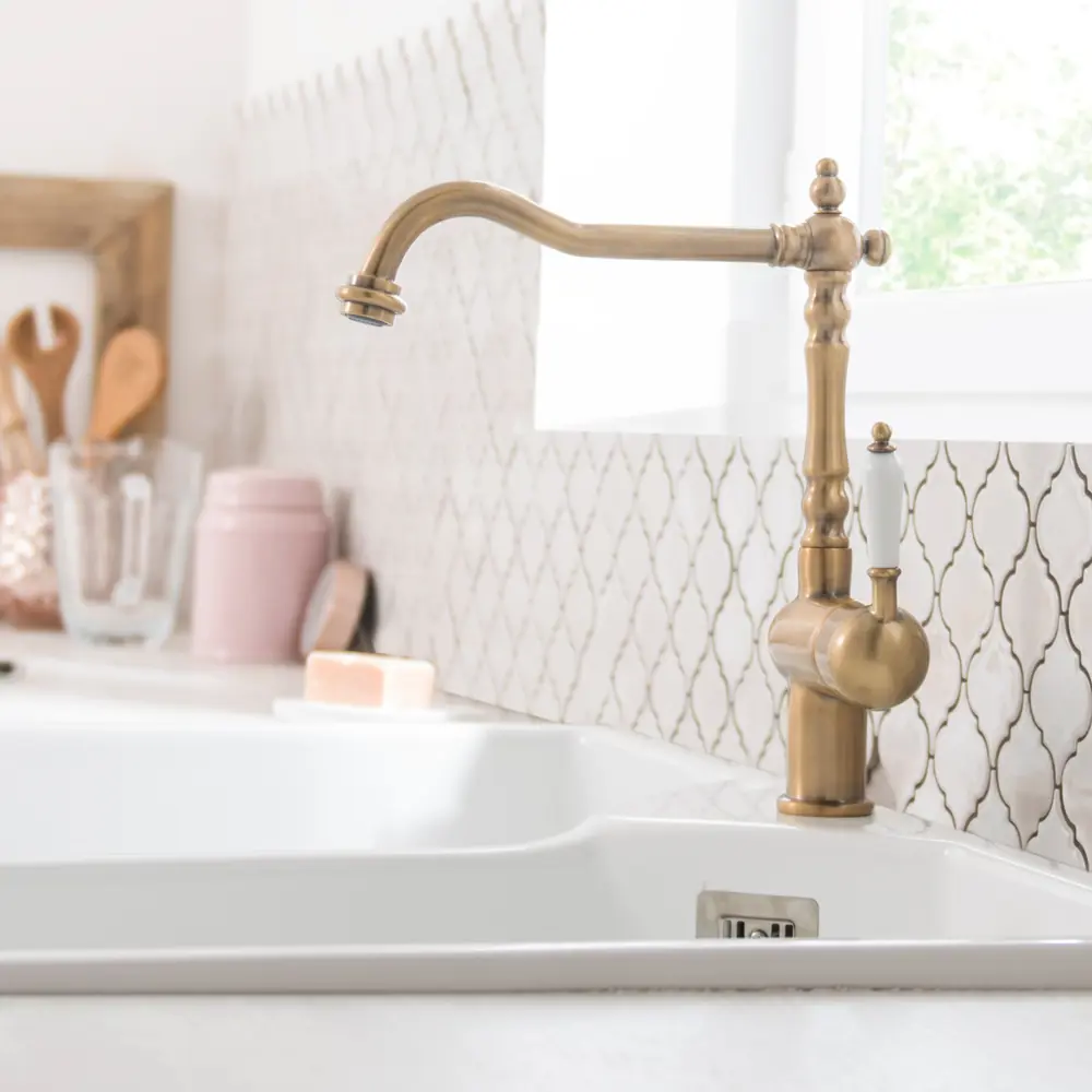 Кухонный смеситель Delinia Sara в бронзовом исполнении 82063095 STLM-0018541 - Вид №10