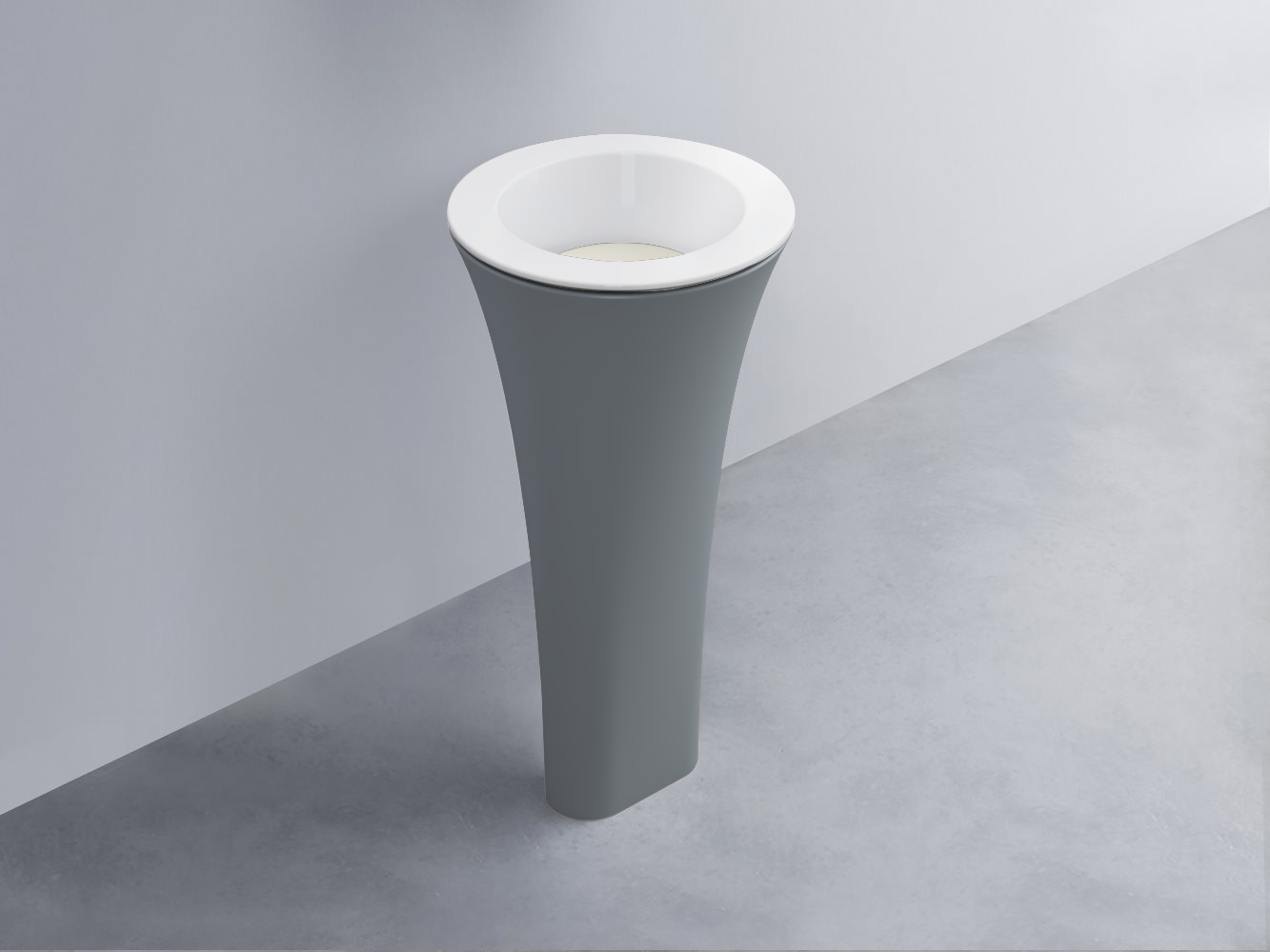 AMLA45-BL+AMPILT-TL+AMCOLT-BR Раковина Amedeo Tondo отдельностоящая cielo Enjoy + Amedeo Ceramica Cielo