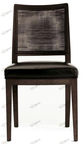 Maxalto Стул из массива дерева со спинкой из соломы Calipso sun-id-1484040