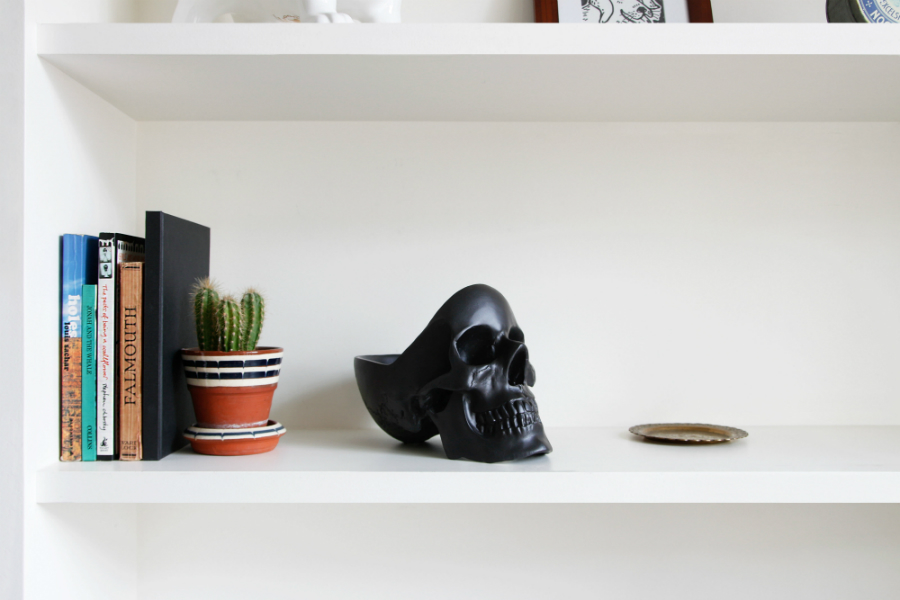 SK TIDYSKULL2 Органайзер для мелочей skull, черный Suck UK  - Вид №11