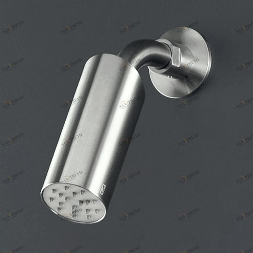 Регулируемая головка душа с концом Delrin® и дождевой струей, прозрачными силиконовыми насадками Р. (175) мм  NEU39 CEADESIGN 