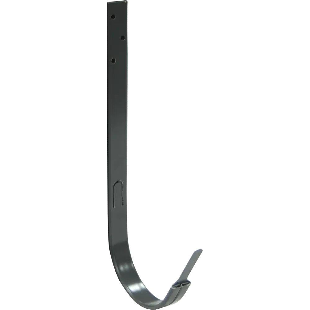 Крюк длинный стальной Optima 125 мм RAL7024 серый Grand Line STLM-2131667