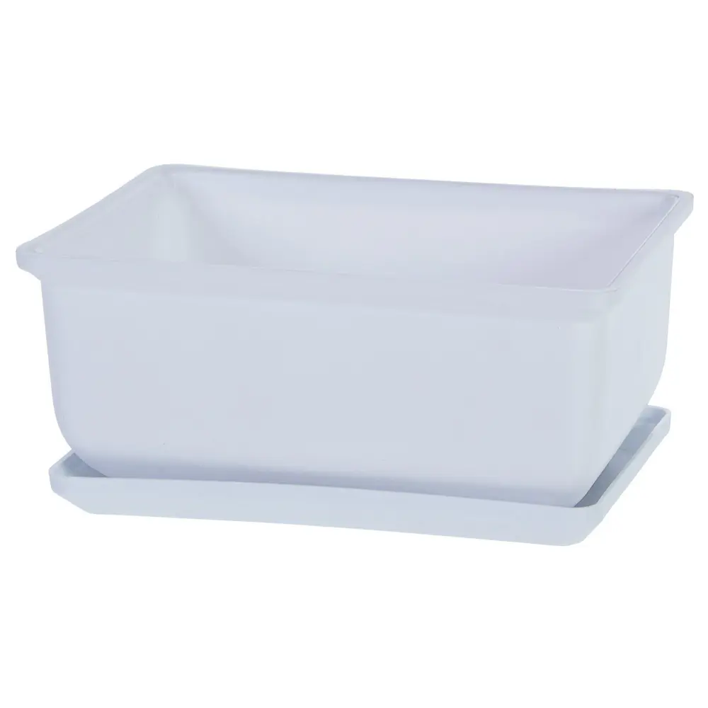 Горшок цветочный для бонсай Газонcity 20x9x9 см v2 л пластик терракотовый Бонсайница STLM-2032231 - Вид №1