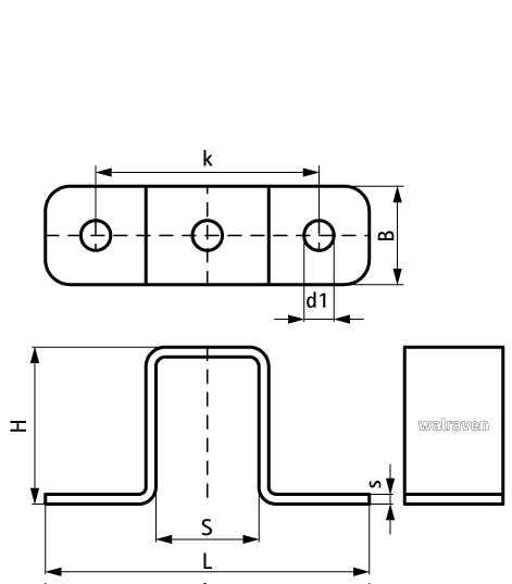 66588296 BIS Strut Седельный Соединитель (BUP1000) walraven  - Вид №1