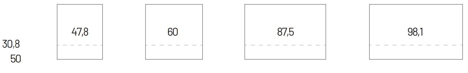 Модульная гардеробная со стойкой и спинками Dall'Agnese Wardrobe Collection ARCH-00150874 - Вид №5