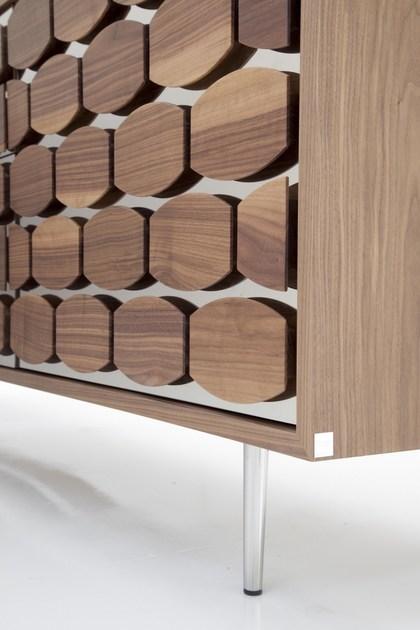 Tonin Casa Тумба под ТВ / буфет из фанерованной древесины Honey sun-id-1450536 - Вид №8