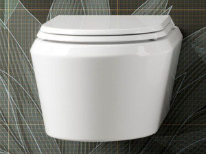 Керамический подвесной туалет