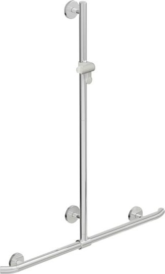 950.35.46051 Поручень для душа с выдвижным держателем для душа теплое прикосновение HEWI Greifen 