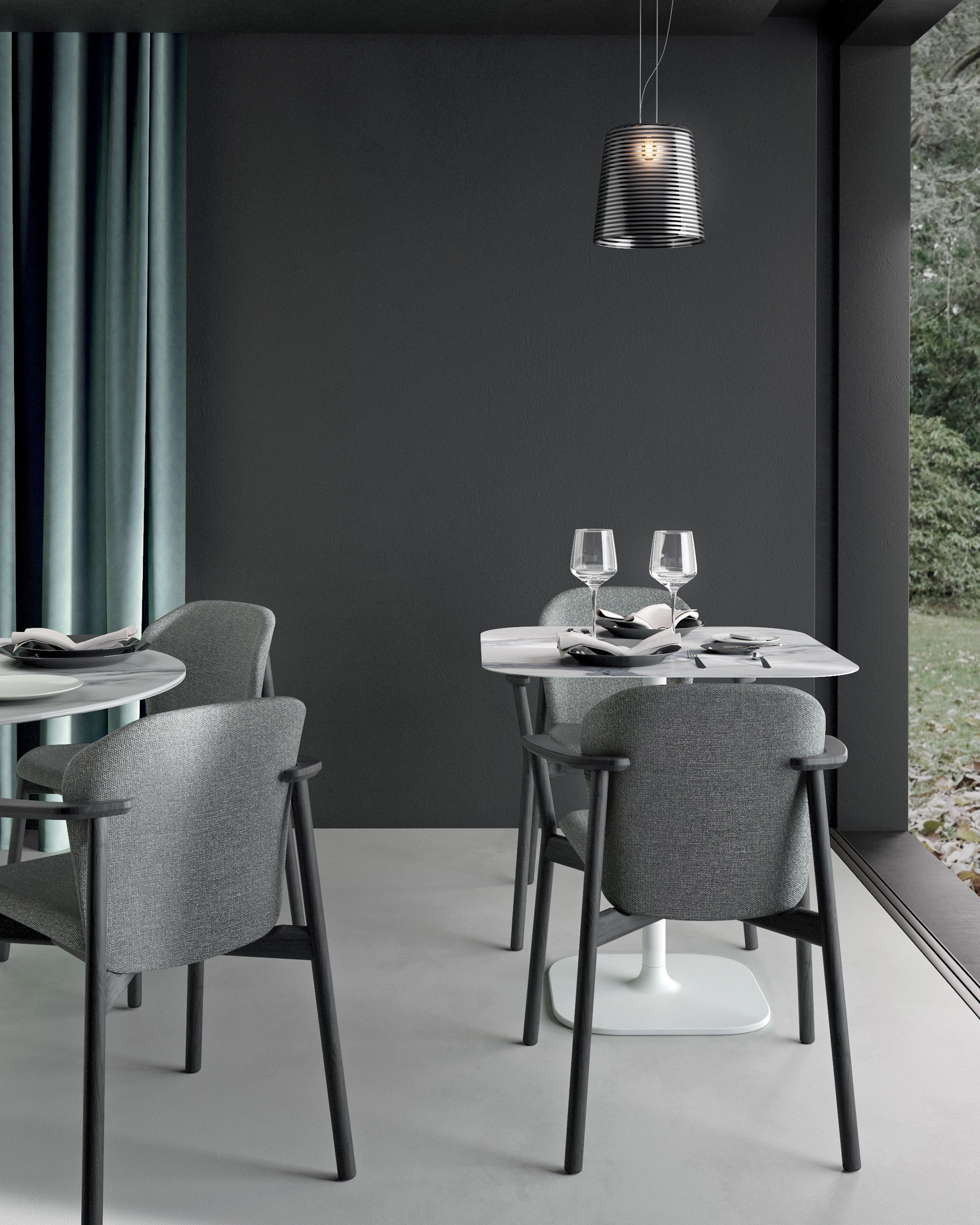 Квадратный стол для контракта S-CAB RHINO ARCH-00015390 - Вид №3