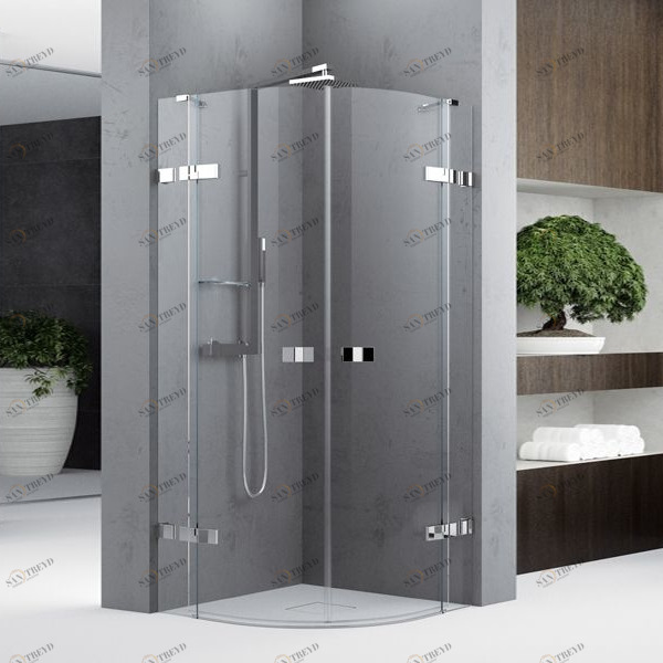 Novellini. Душевой уголок 100x100 см R на брекетах GALA 2 GALA2R1001K