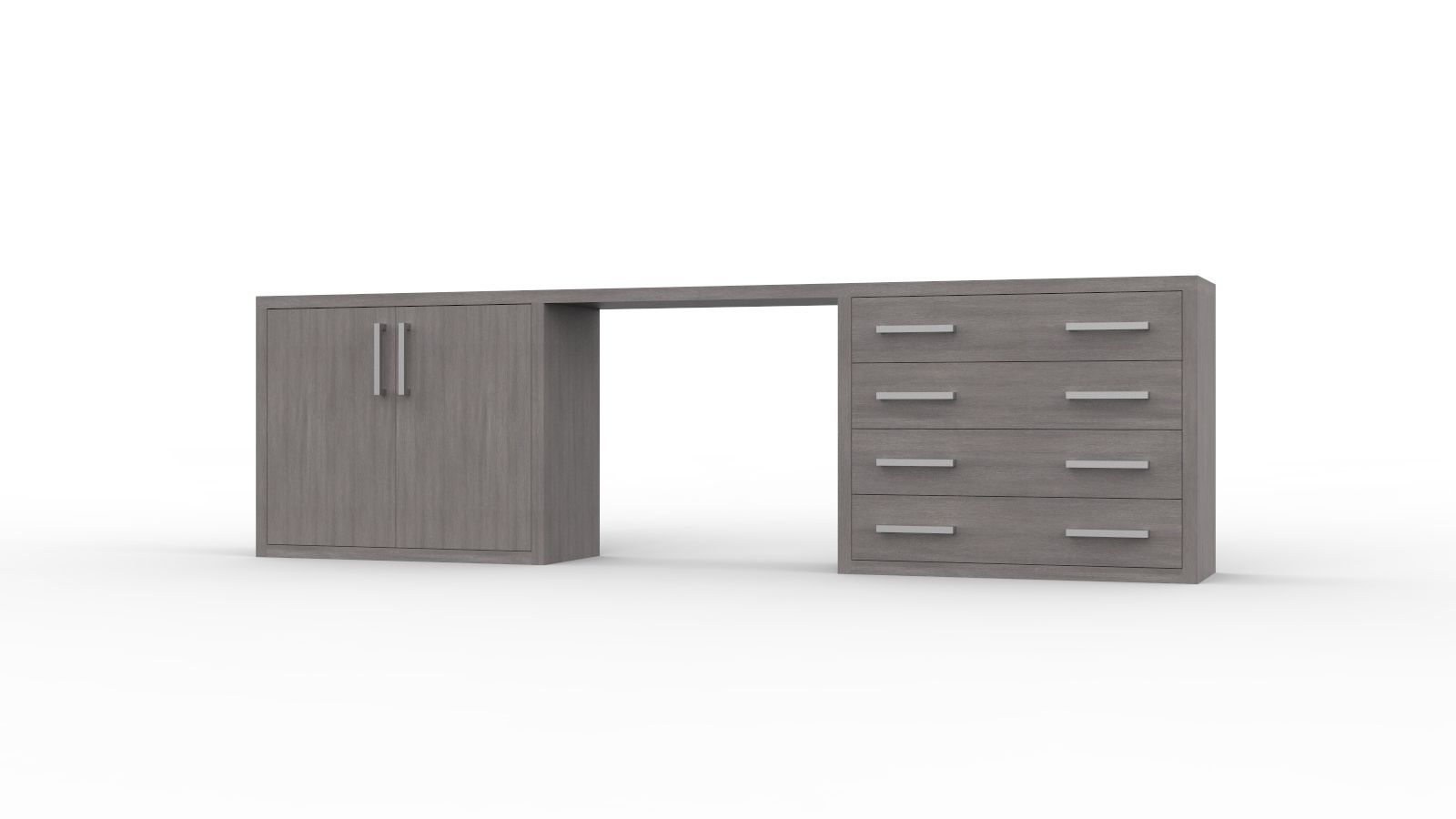 Прямоугольный стол с ящиками для контракта Mobilspazio Zeus ARCH-00077647 - Вид №2