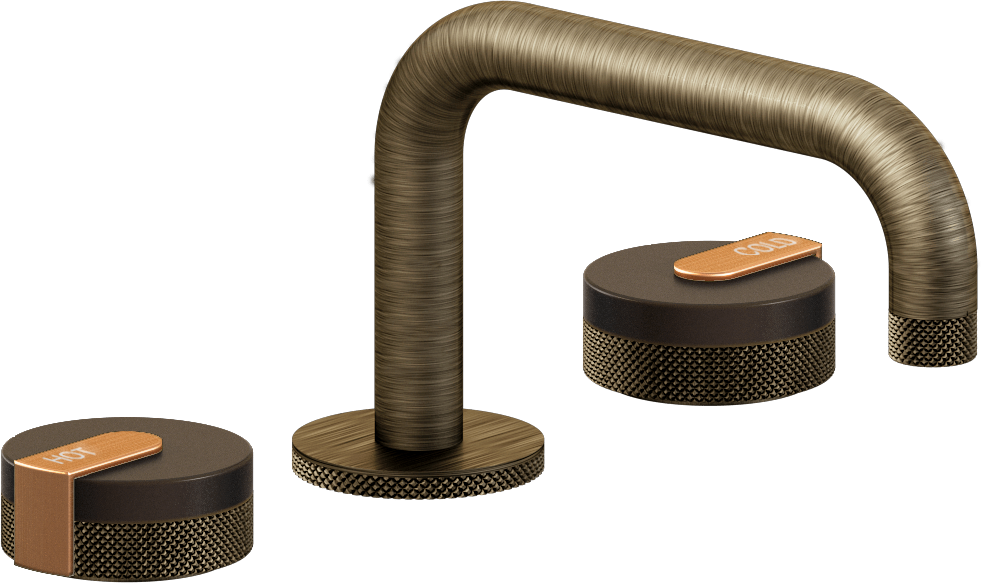 E-11510-R1OB-L1BRG-VBB Смеситель для умывальника на 3 отвертия GRAFF MOD+