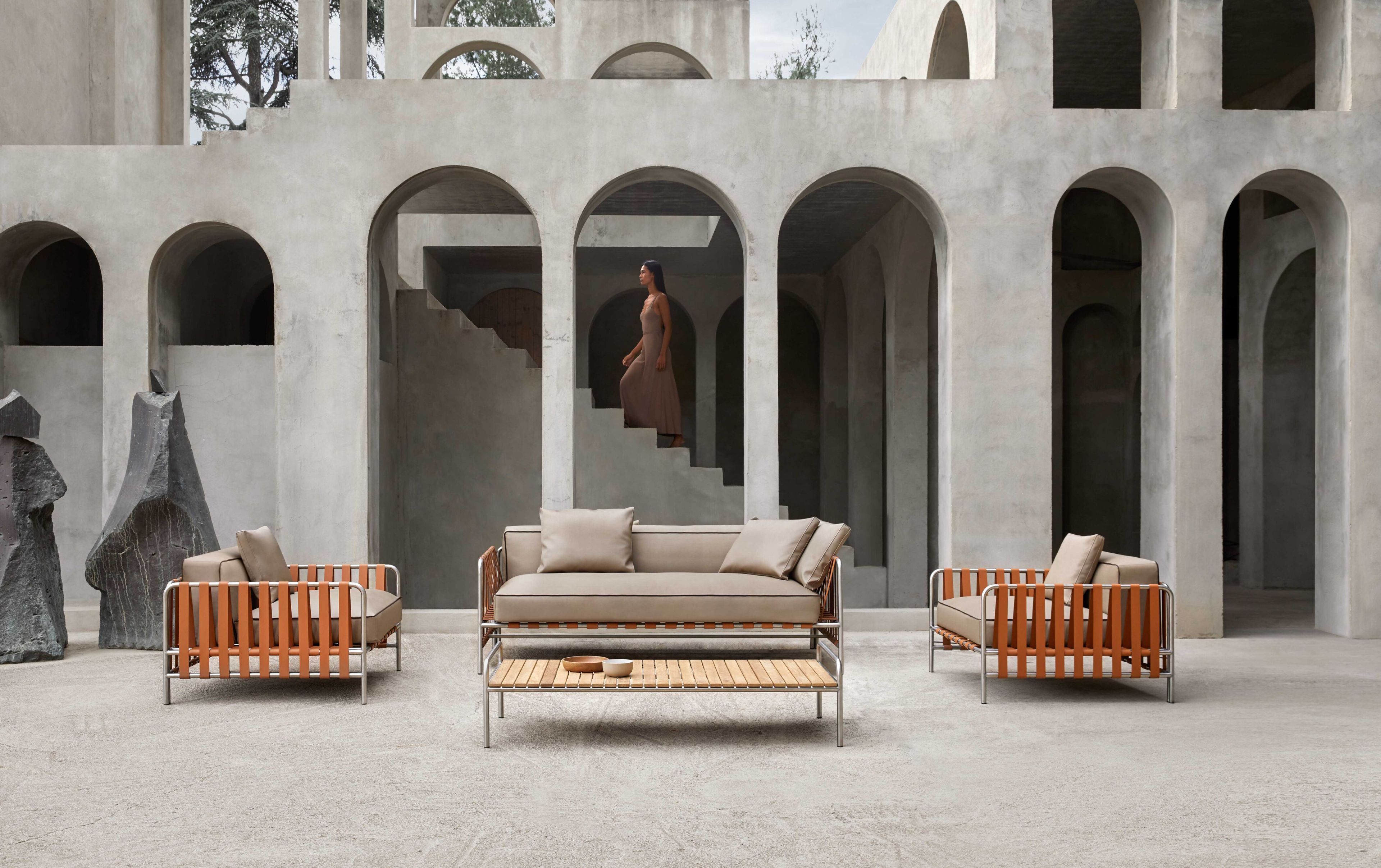 2-местный садовый диван GANDIABLASCO Onsen ARCH-00036961 - Вид №9