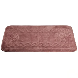 Коврик для ванной комнаты розовый, 76x50 см