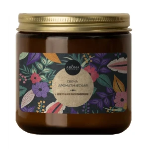 Свеча ароматизированная Aroma Harmony Цветочное расслабление 7 см 89340829 STLM-2116805