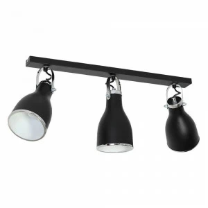 Спот потолочный черный с 3 плафонами Luminex Bjorn 7515 LUMINEX BJORN 00-3891205 Черный