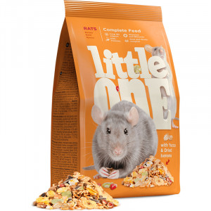 Т0047436 Корм для грызунов для крыс 400г Little one