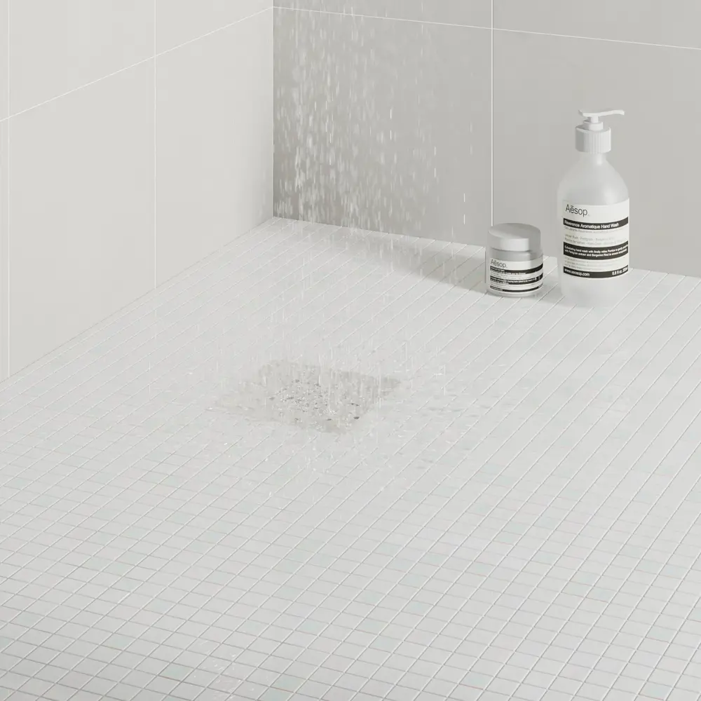 Мозаика Pietra Opalite Blanco стекломасса 31.1x4.9 см цвет белый Santreyd Мозаика Onix STLM-2167145 - Вид №7