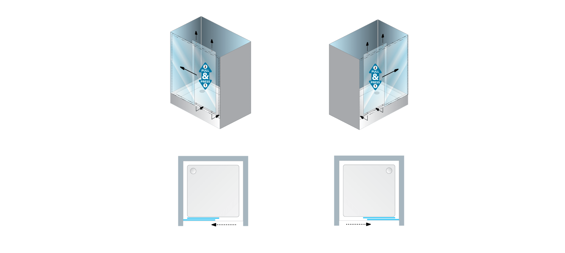 Душевой уголк  Kolpa-San Pulsar 00707  Словения  - Вид №1