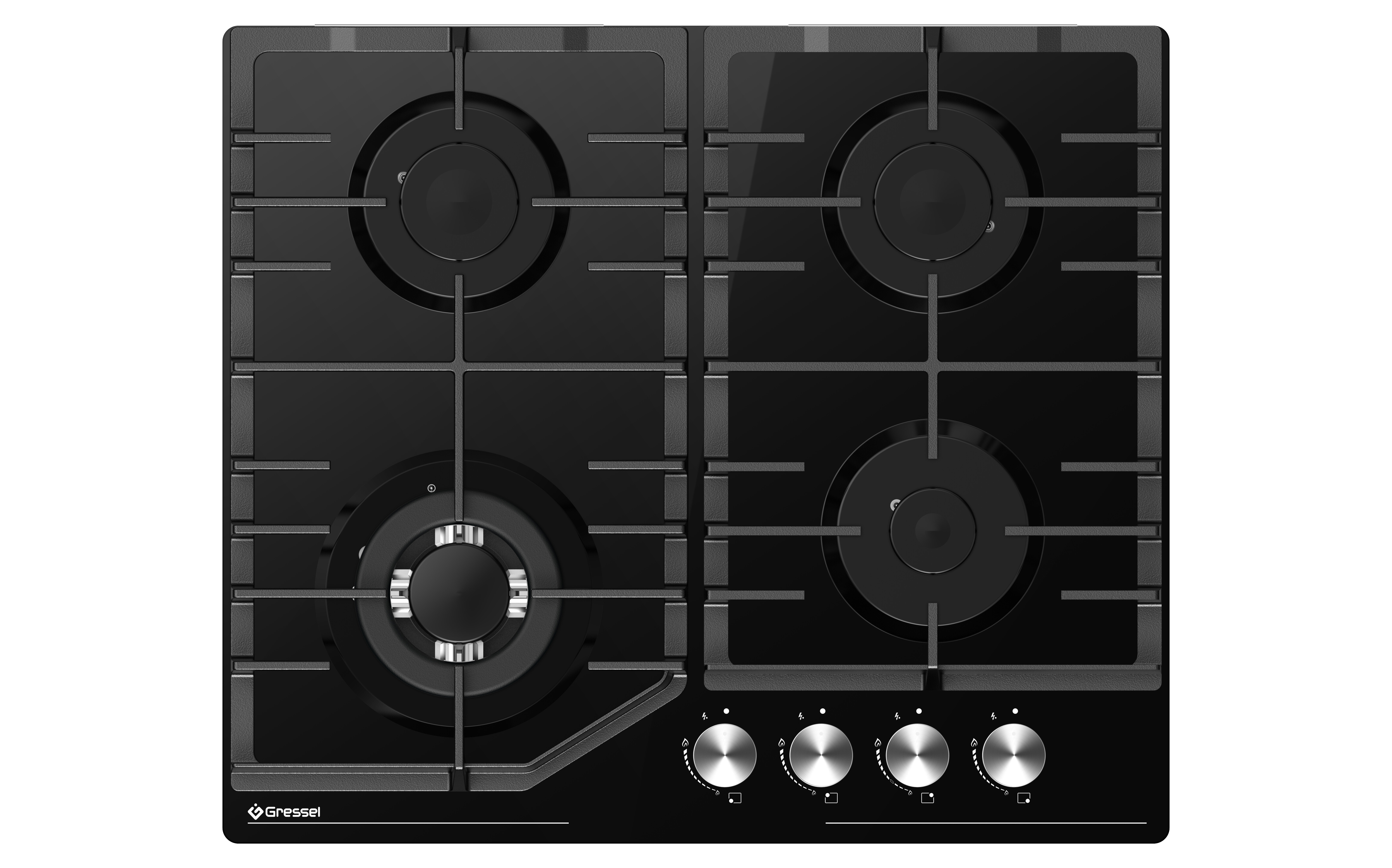 9284734 Газовая варочная поверхность Gressel RU6077H41S011 STDN-0140385